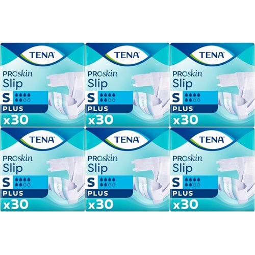 Tena Proskin Slip Plus Bel Bantlı Yetişkin Bezi S - Küçük - Small 180 Adet