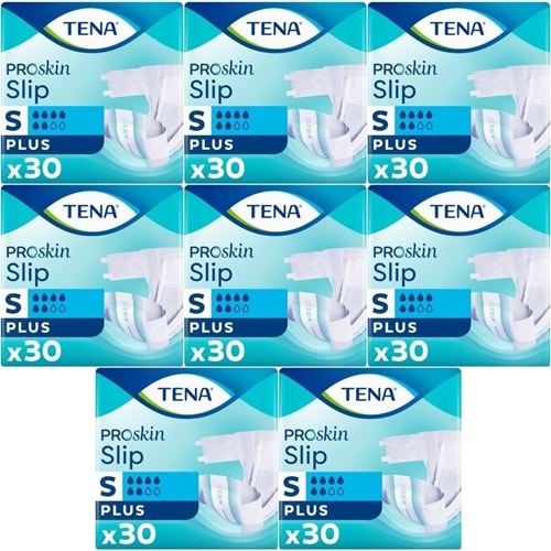 Tena Proskin Slip Plus Bel Bantlı Yetişkin Bezi S - Küçük - Small 240 Adet
