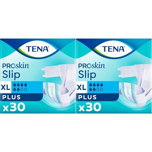 Tena Proskin Slip Plus Bel Bantlı Yetişkin Bezi XL - Ekstra Büyük - Extra Large 60 Adet