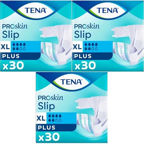 Tena Proskin Slip Plus Bel Bantlı Yetişkin Bezi XL - Ekstra Büyük - Extra Large 90 Adet