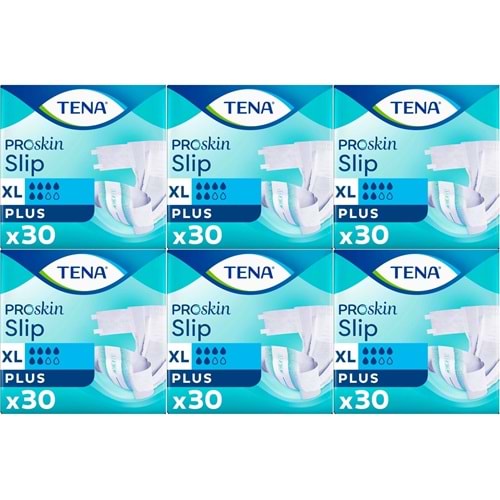 Tena Proskin Slip Plus Bel Bantlı Yetişkin Bezi XL - Ekstra Büyük - Extra Large 180 Adet
