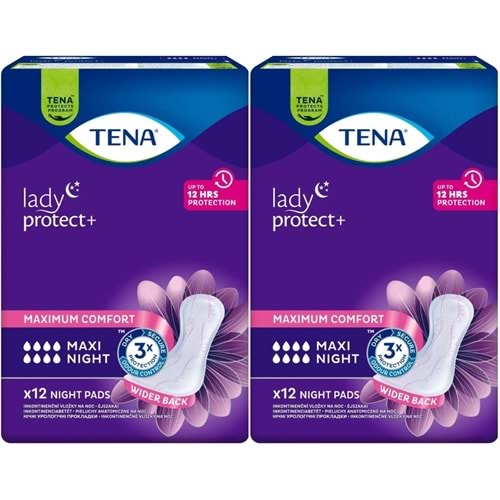Tena Lady Protect Mesane Pedi Maxi Night Geceye Özel 24 Adet