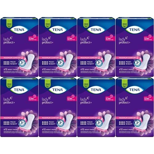 Tena Lady Protect Mesane Pedi Maxi Night Geceye Özel 96 Adet