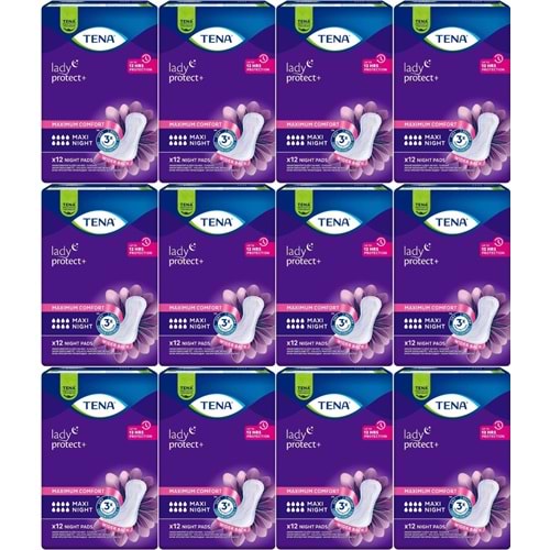 Tena Lady Protect Mesane Pedi Maxi Night Geceye Özel 144 Adet
