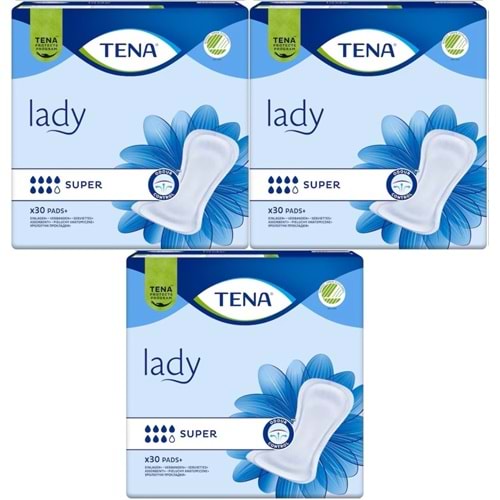 Tena Lady Süper Kadın Mesane Pedi 90 Adet