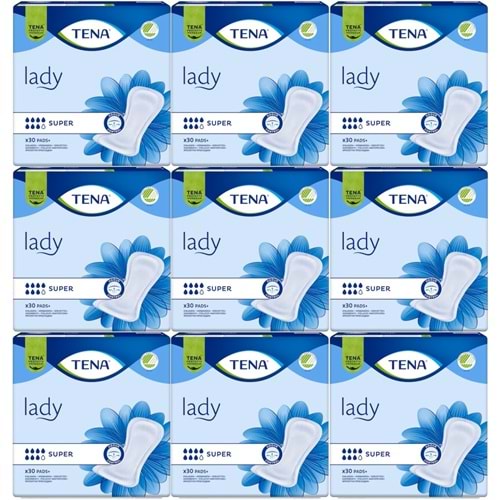 Tena Lady Süper Kadın Mesane Pedi 270 Adet