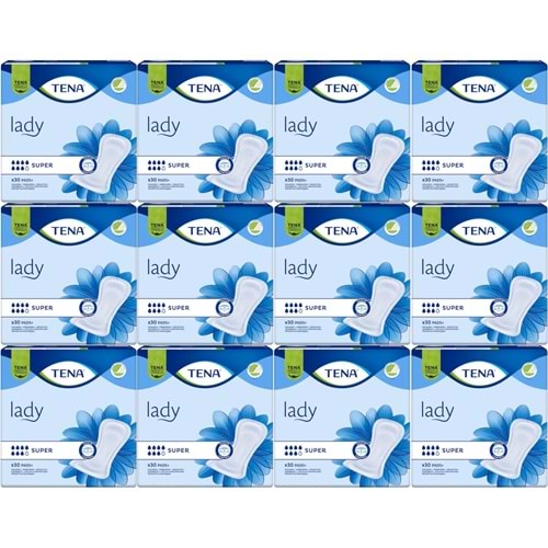 Tena Lady Süper Kadın Mesane Pedi 360 Adet
