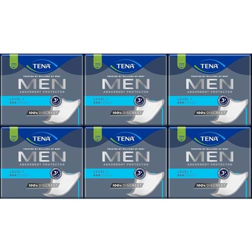 Tena Men Emici Koruma Level 1 Erkek Mesane Pedi 144 Adet