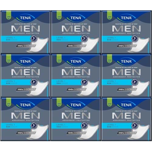 Tena Men Emici Koruma Level 1 Erkek Mesane Pedi 216 Adet