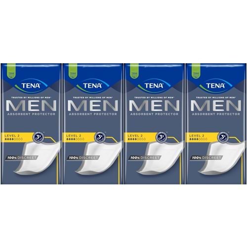 Tena Men Emici Koruma Level 2 Erkek Mesane Pedi 80 Adet