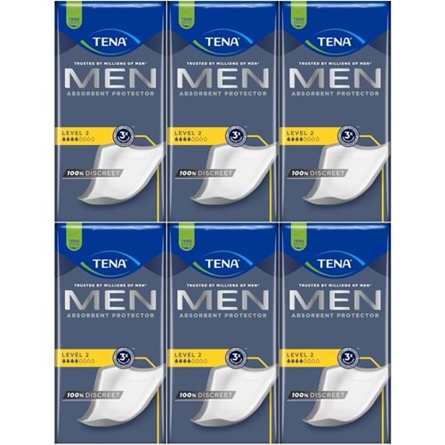 Tena Men Emici Koruma Level 2 Erkek Mesane Pedi 120 Adet