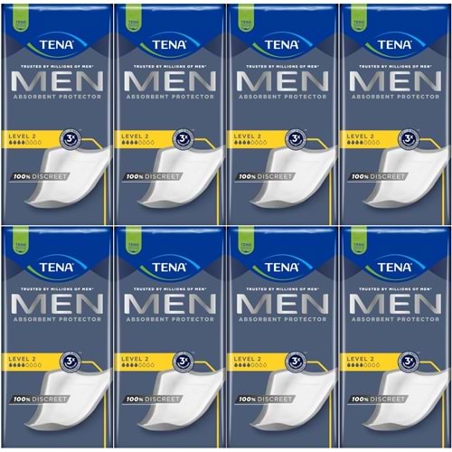 Tena Men Emici Koruma Level 2 Erkek Mesane Pedi 160 Adet