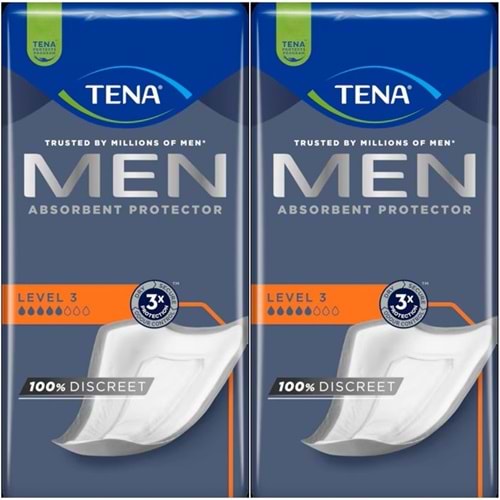 Tena Men Emici Koruma Level 3 Erkek Mesane Pedi 32 Adet