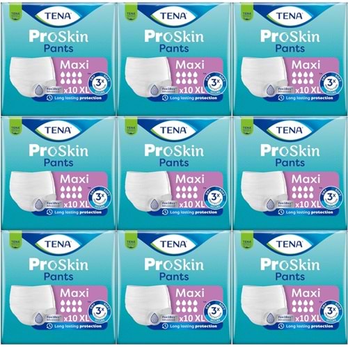 Tena Proskin Pants Maxi Emici Külot Yetişkin Bezi XL - Ekstra Large - Extra Large 90 Adet
