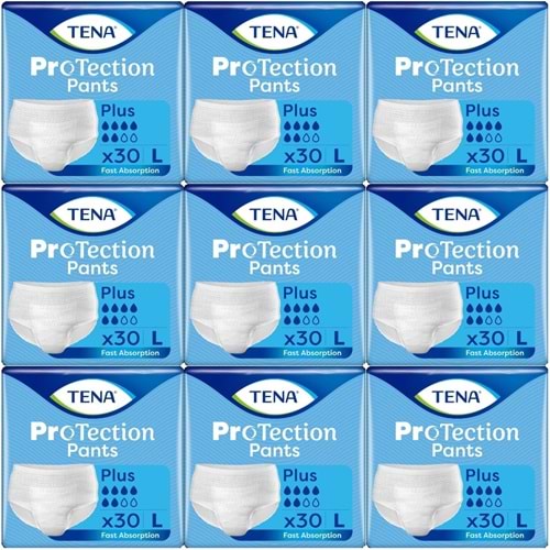 Tena ProTection Pants Plus Emici Külot Yetişkin Bezi L - Büyük - Large 270 Adet