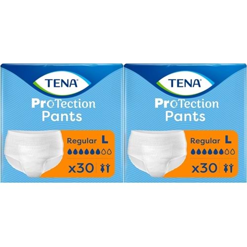 Tena ProTection Pants Regular Emici Külot Yetişkin Bezi L - Büyük - Large 60 Adet