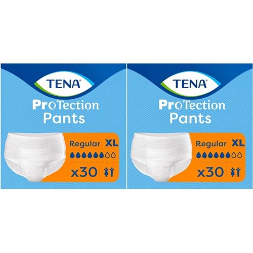 Tena ProTection Pants Regular Emici Külot Yetişkin Bezi XL - Ekstra Büyük - Extra Large 60 Adet