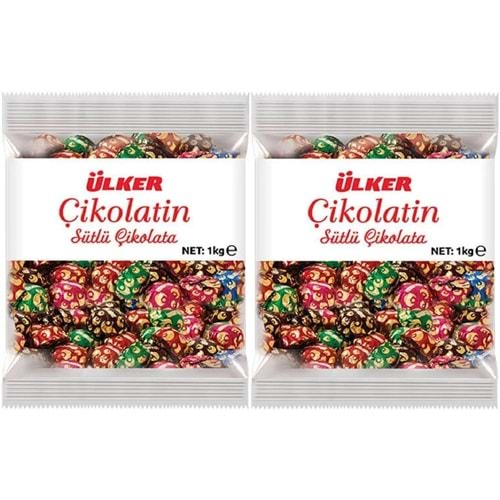 Ülker Çikolatin Sütlü İkramlık Çikolata 2KG (2PK*1KG)