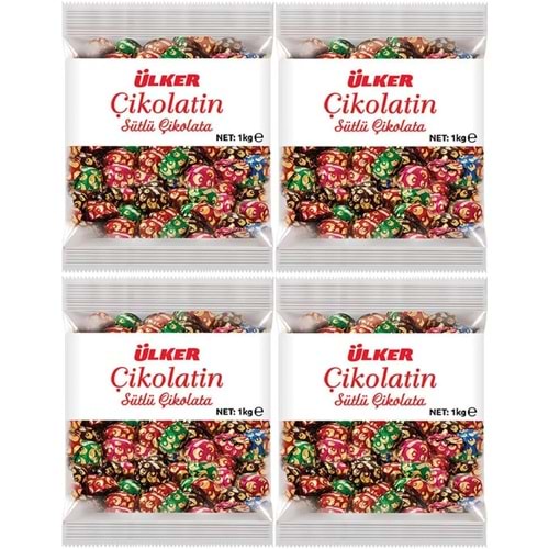 Ülker Çikolatin Sütlü İkramlık Çikolata 4KG (4PK*1KG)