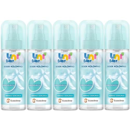 Uni Baby Bebek Kolonyası 150ML Nemlendiricili/Bebeksi Dokunuş (5 Li Set)