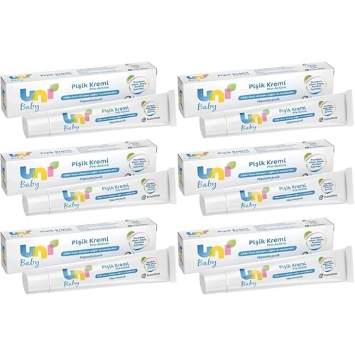 Uni Baby Pişik Kremi 30ML (6 Lı Set)