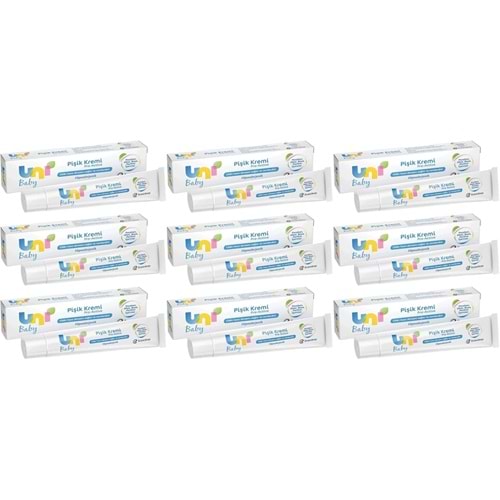 Uni Baby Pişik Kremi 30ML (9 Lu Set)