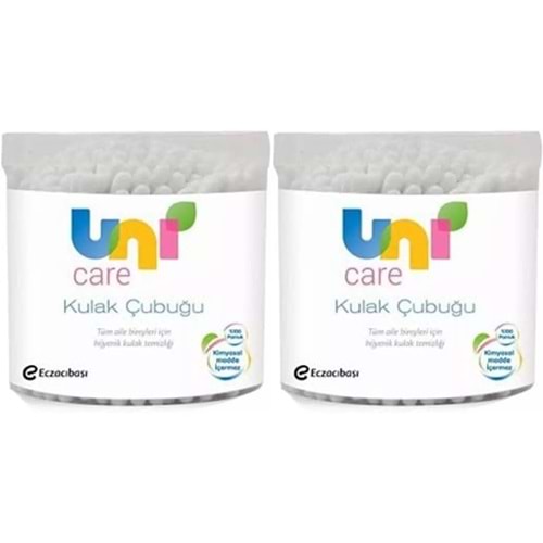 Uni Baby Kulak Temizleme Çubuğu 100 Adet (2 Li Set)