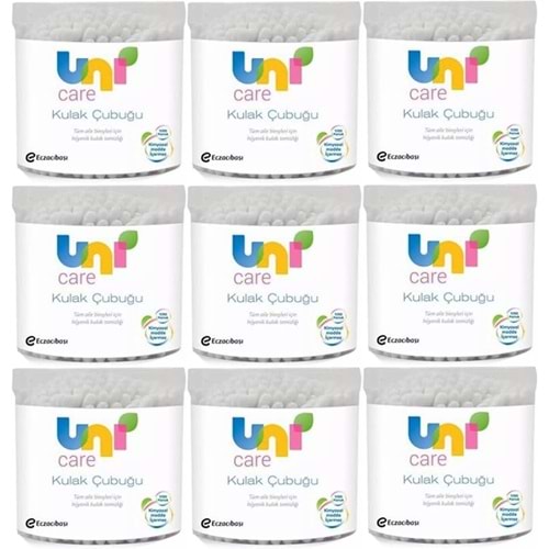 Uni Baby Kulak Temizleme Çubuğu 100 Adet (9 Lu Set)