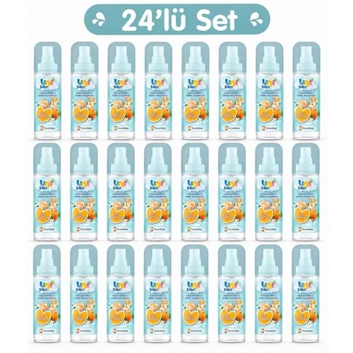 Uni Baby Bebek Kolonyası 150ML Nemlendiricili - Tatlı Esintiler (24 Lü Set)