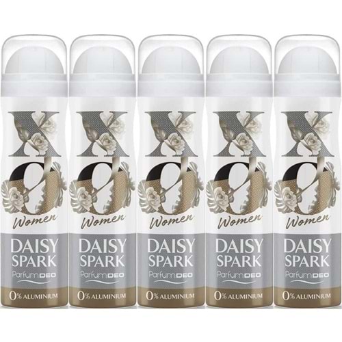 XO Deodorant 150ML Women-Kadın Daisy Spark (5 Li Set)