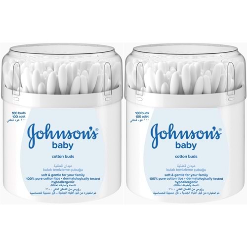 Johnsons Baby Kulak Temizleme Çubuğu 100 Adet (2 Li Set)