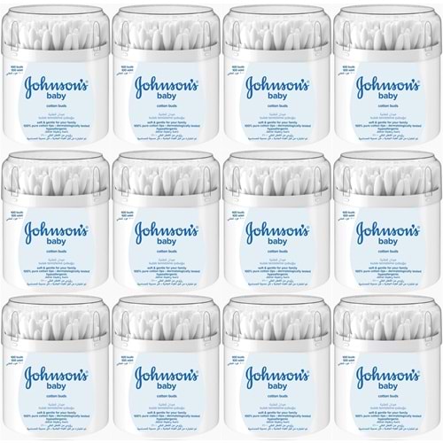 Johnsons Baby Kulak Temizleme Çubuğu 100 Adet (12 Li Set)