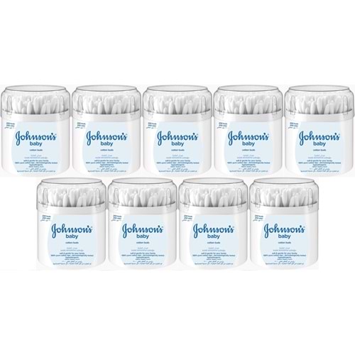 Johnsons Baby Kulak Temizleme Çubuğu 200 Adet (9 Lu Set)