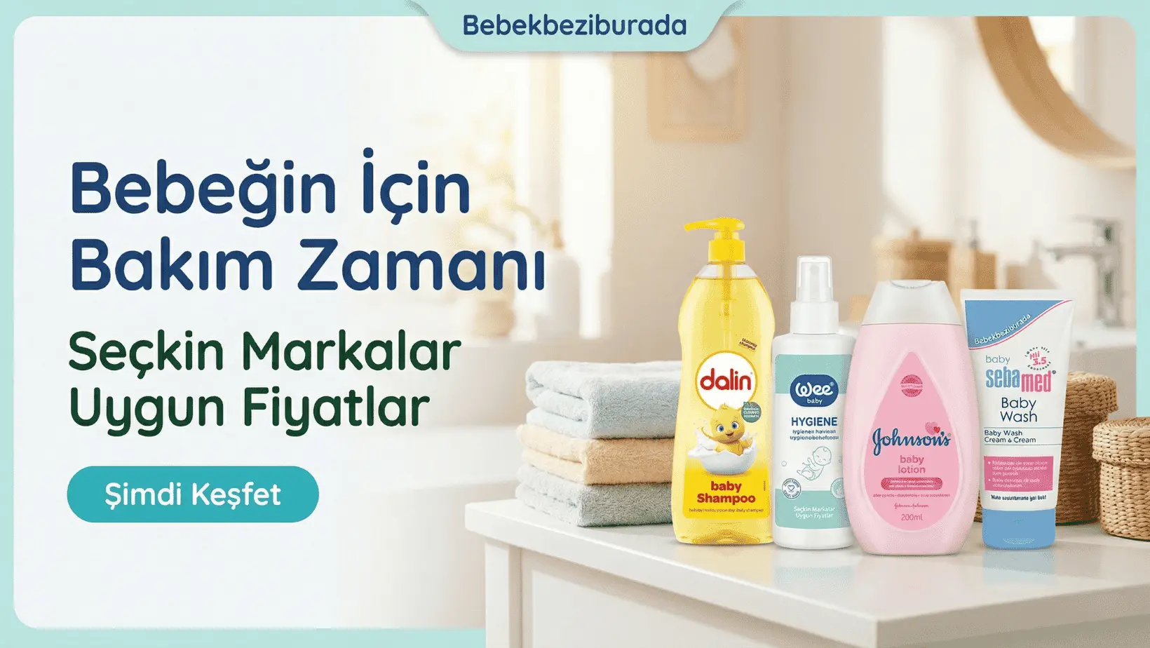 dalin, webaby, sebamed ve daha birçok marka