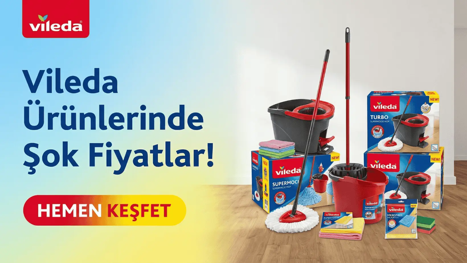 Vileda Temizlik Ürünlerinde İndirimli Fiyatlar ve Fırsatlar