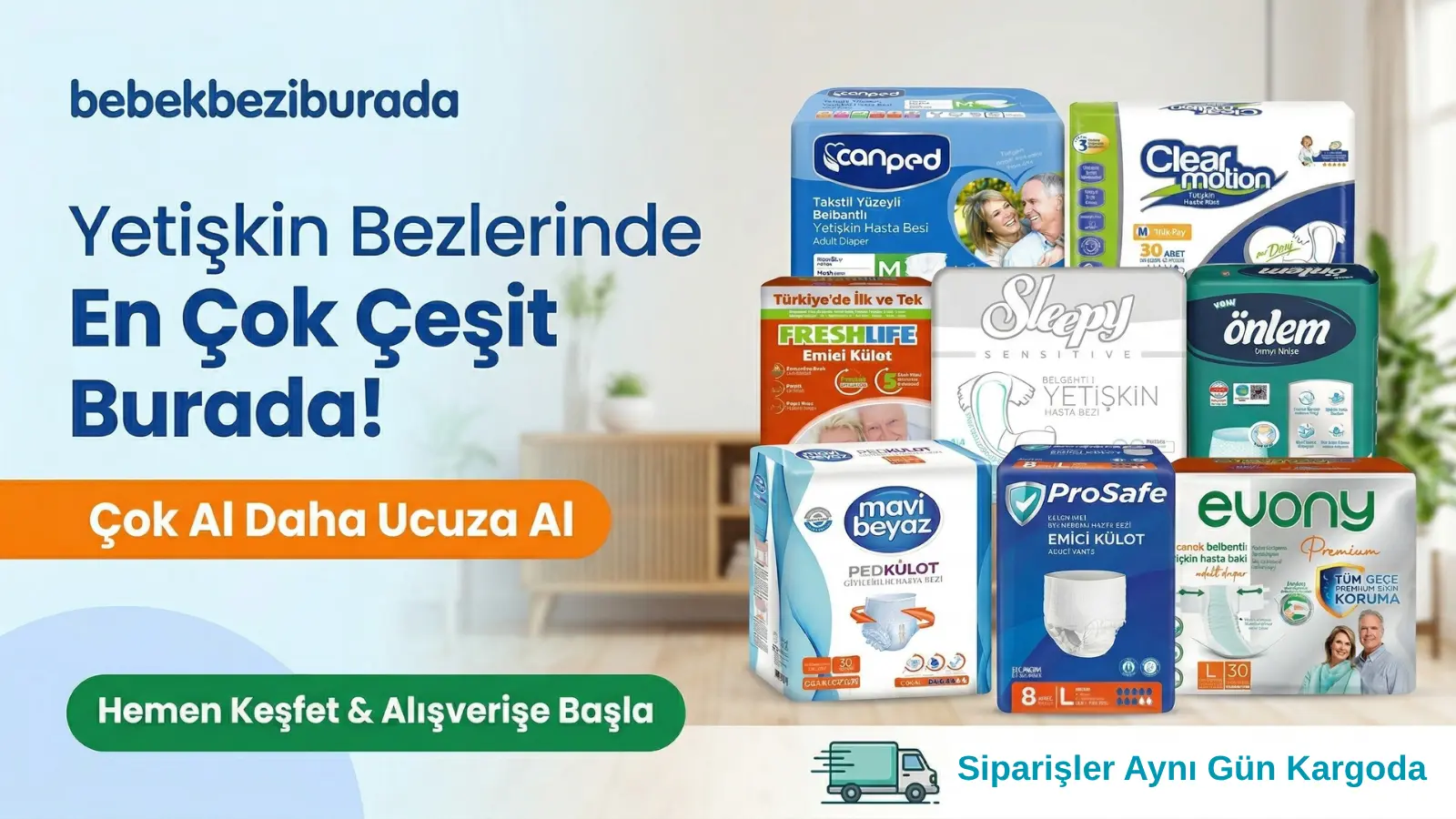 Yetişkin bezleri burada