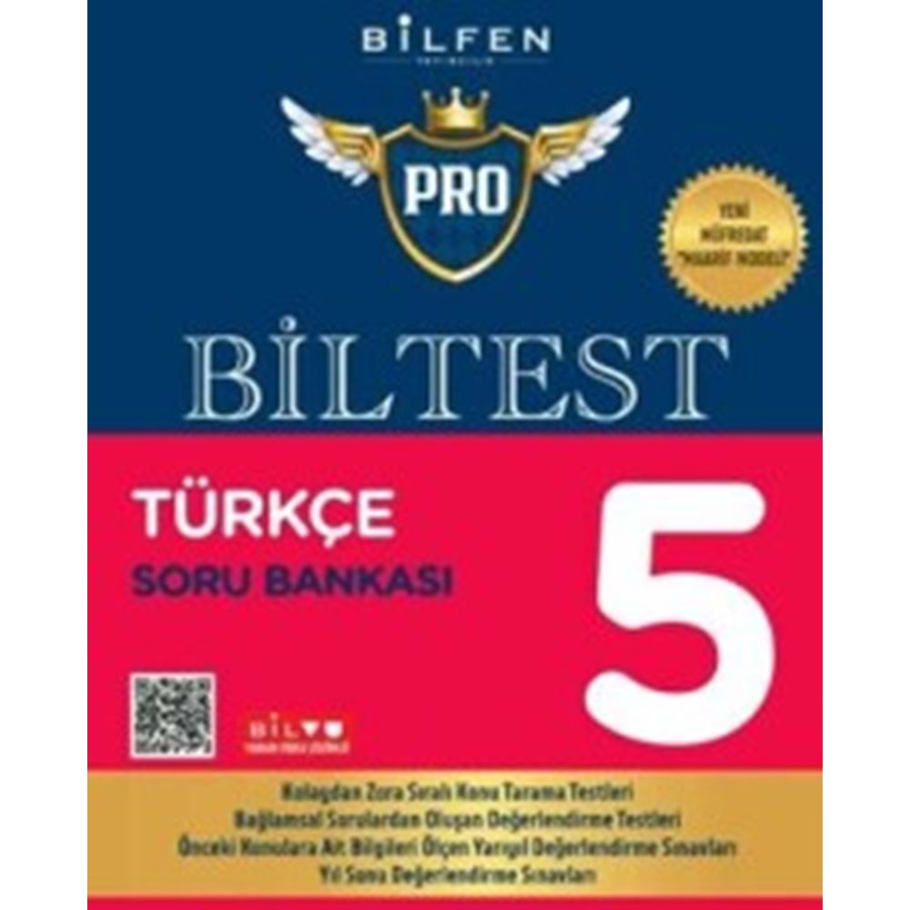 5.SINIF BİLTEST PRO TÜRKÇE SORU BANKASI BİLFEN