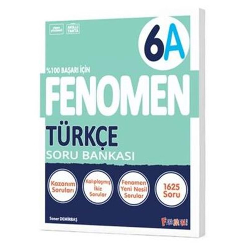 6.SINIF TÜRKÇE SORU BANKASI 6A FENOMEN