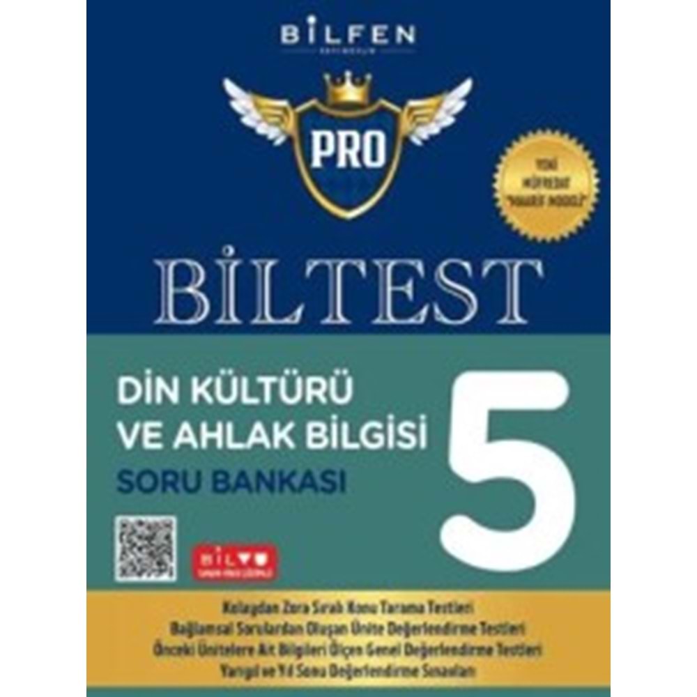 5.SINIF DİN KÜLT. AHL.BİLGİSİ BİLTEST SORU BANKASI BİLFEN