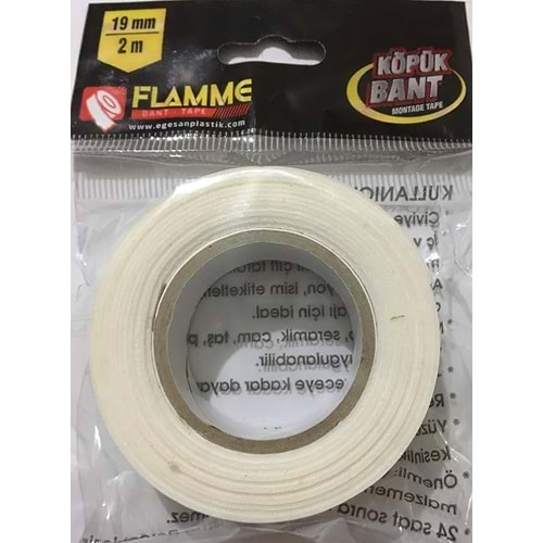 ÇİFT TARAFLI BANT 19 MM FLAMME